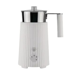 Produktfoto för Mjölkskummare Alessi Plisse White