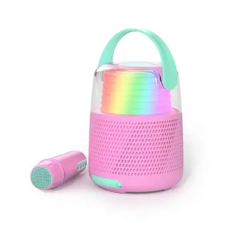 Produktfoto för MOB Speaker Karaoke Kit Mic Rosa