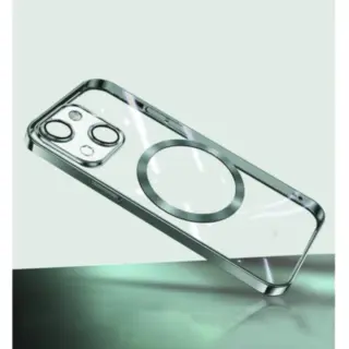 Produktfoto för Mobilskal MagSafe Transparent iPhone 15 Plus, Green