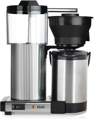 Produktfoto för Moccamaster Cdt Grand Polished Silver
