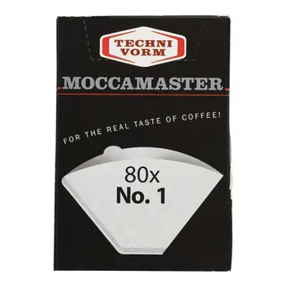 Produktfoto för Moccamaster Kaffefilter storlek 1x1 80 st