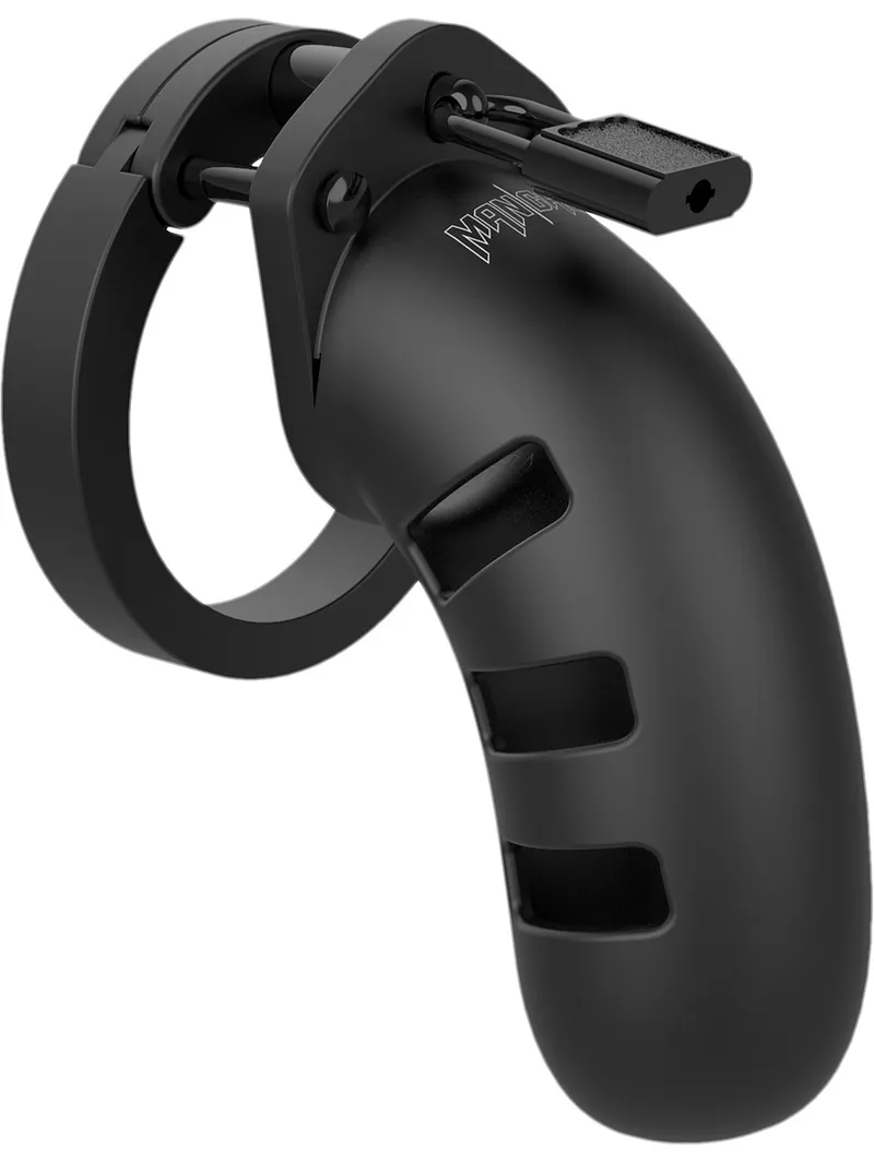 Alternativ bild 0 för Model 21 - Chastity - 4.5"" - Silicone Cock Cage - svart