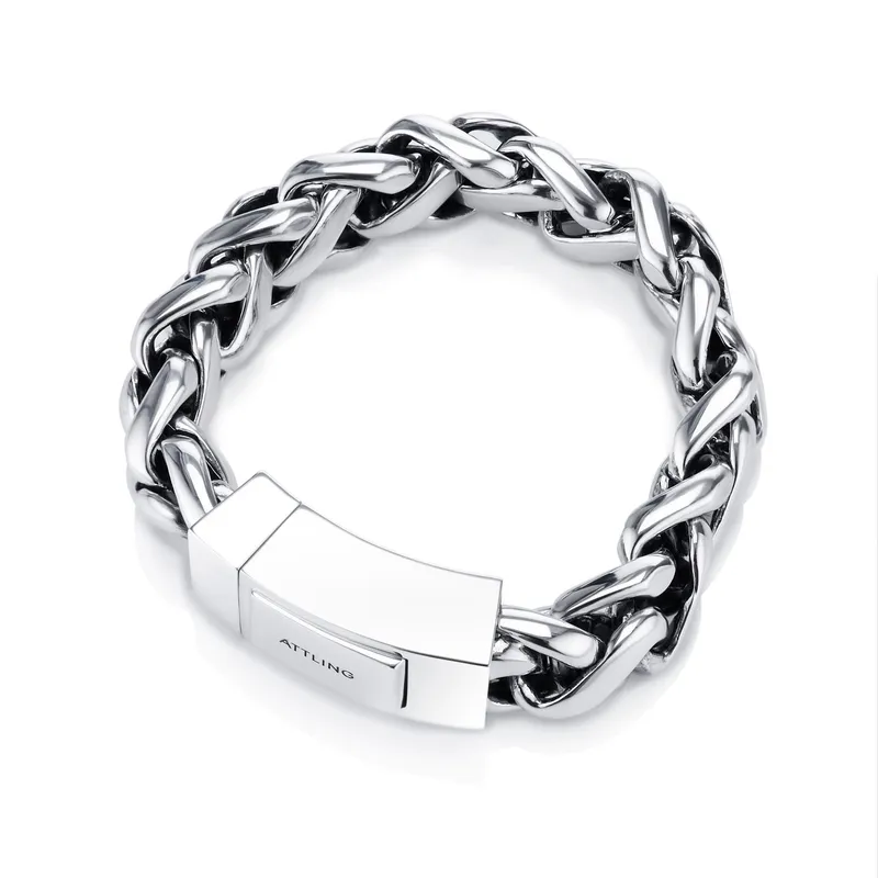 Alternativ bild 0 för Mojo Wide Brace Armband Silver 23 cm