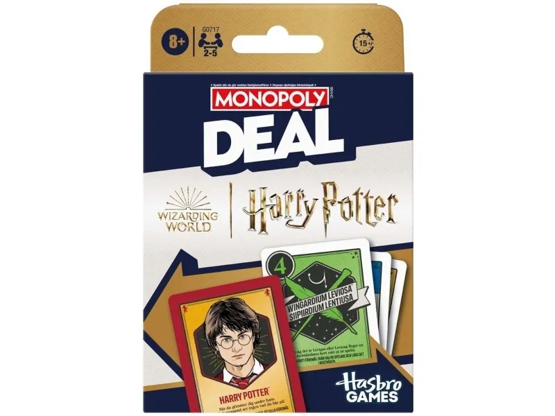 Alternativ bild 0 för Monopoly Deal Harry Potter SE/FI