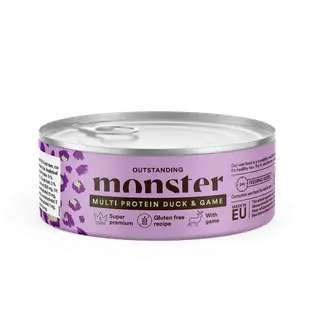 Produktfoto för Monster Cat Adult Duck & Game 100 g