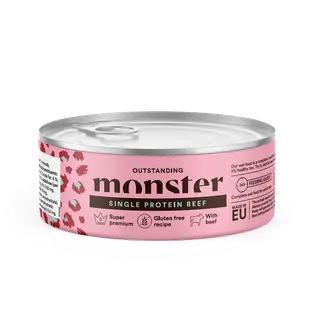 Produktfoto för Monster Cat Adult Single Protein Beef 100 g