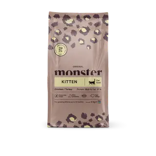 Produktfoto för Monster Cat  Kitten Chicken & Turkey (6 kg)