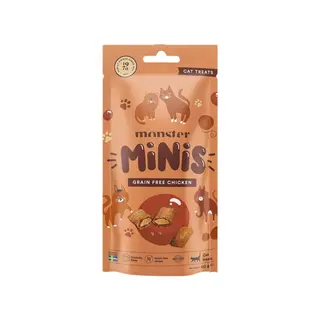 Produktfoto för Monster Cat Minis Grain Free Kattgodis Kyckling 60 g