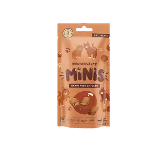Produktfoto för Monster Cat Minis Grain Free Kattgodis Kyckling 60 g