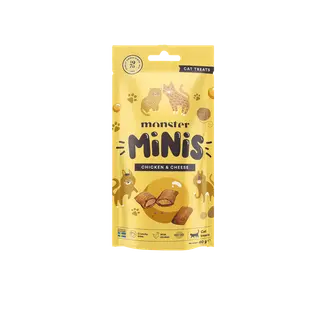 Produktfoto för Monster Cat Minis Kattgodis Kyckling & Ost 60 g