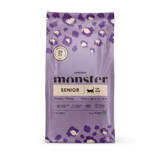 Produktfoto för Monster Cat Original Senior Chicken Turkey (6 kg)