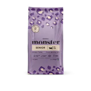 Produktfoto för Monster Cat Original Senior Chicken Turkey (6 kg)