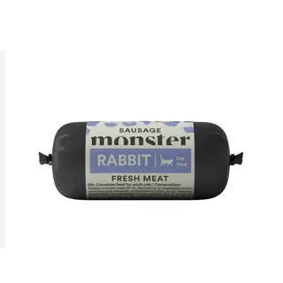 Produktfoto för Monster Cat Sausage Rabbit 80 g