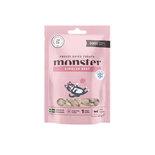 Produktfoto för Monster Cat Treats Freeze Dried Beef 40 g