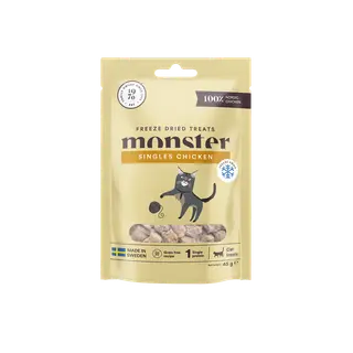 Produktfoto för Monster Cat Treats Freeze Dried Chicken 40 g