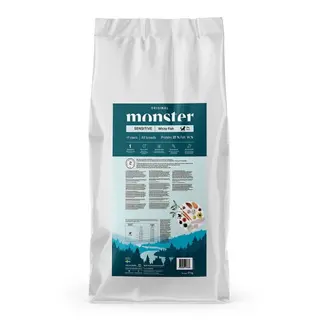 Produktfoto för Monster Dog Adult All Breed Sensitive Vit Fisk (17 kg)