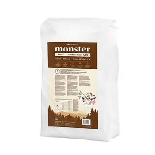 Produktfoto för Monster Dog Adult Grain Free All Breed Kyckling & Kalkon (17 kg)