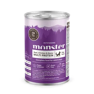 Produktfoto för Monster Dog Adult Grain Free Biff, Kyckling & Vilt 400 g