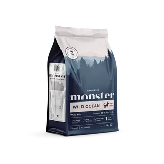 Produktfoto för Monster Dog Adult Grain Free Wild Ocean Vit Fisk (2 kg)