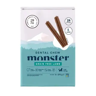 Produktfoto för Monster Dog Dental Chew Lamb Large (28-pack)