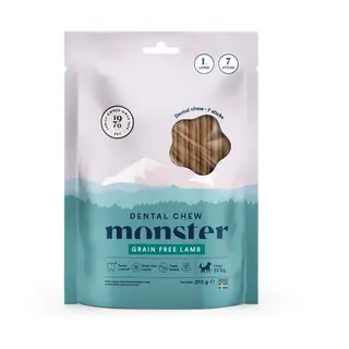 Produktfoto för Monster Dog Dental Chew Lamb Large (7-pack)
