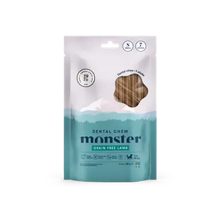 Produktfoto för Monster Dog Dental Chew Lamb Small (7-pack)