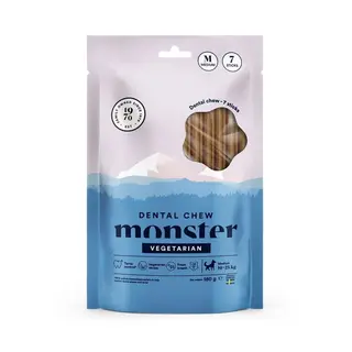 Produktfoto för Monster Dog Dental Chew Vegetarian Medium (7-pack)