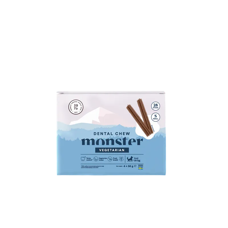 Alternativ bild 0 för Monster Dog Dental Chew Vegetarian Small (28-pack)
