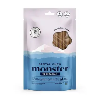 Produktfoto för Monster Dog Dental Chew Vegetarian Small (7-pack)