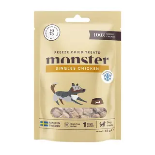 Produktfoto för Monster Dog Treats Freeze Dried Chicken 45 g