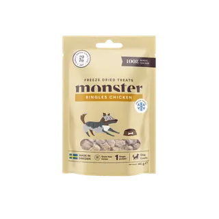 Produktfoto för Monster Dog Treats Freeze Dried Pork 45 g