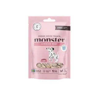 Produktfoto för Monster Hundgodis Frystorkad Biff 45 g