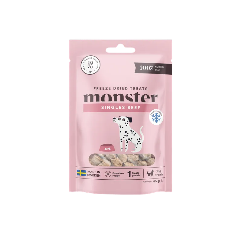 Alternativ bild 0 för Monster Hundgodis Frystorkad Biff 45 g