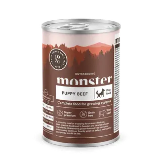 Produktfoto för Monster Puppy Grain Free Biff 400 g