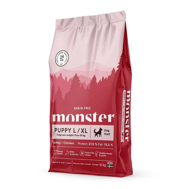 Alternativ bild 0 för Monster Puppy Grain Free Large & XL Kalkon & Kyckling (12 kg)