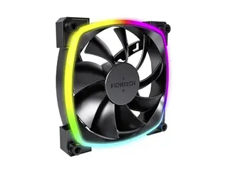 Produktfoto för Montech AX120 PWM BK - Chassi fläkt - 120mm - Svart med RGB LED - 27 dBA