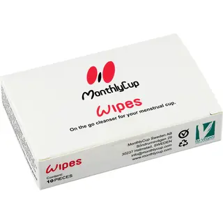 Produktfoto för MonthlyCup Wipes 10-pack