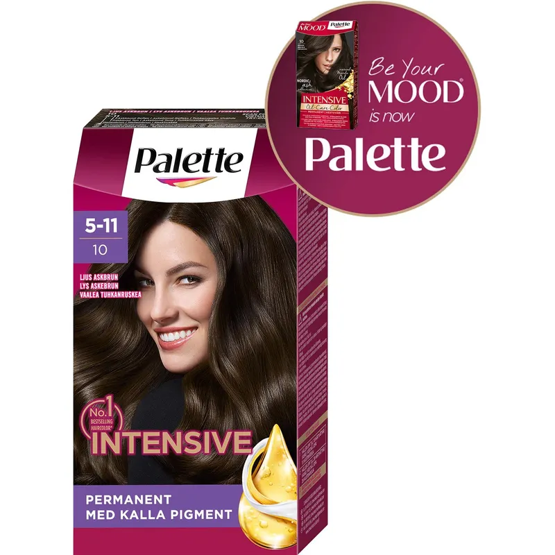 Bild 1 för MOOD Hair Colour 4 in 1 No. 10 Dark Brown - pcs 1