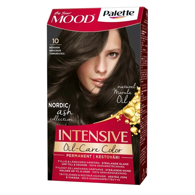 Bild 2 för MOOD Hair Colour 4 in 1 No. 10 Dark Brown - pcs 1