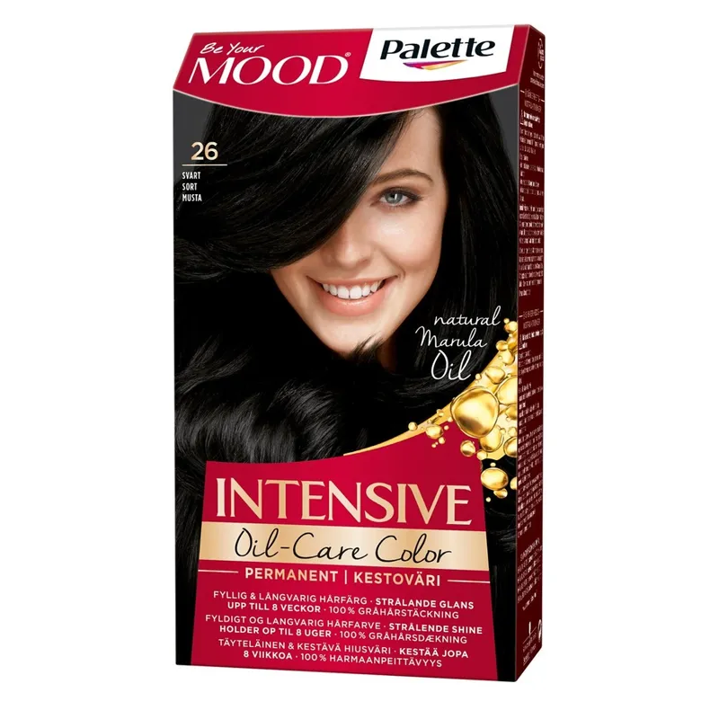 Bild 2 för MOOD Hair Colour 4 in 1 No. 26 Black - pcs 1