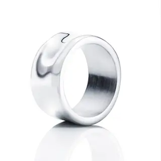 Produktfoto för Moonwalk Wide Ring Silver 15.00 mm