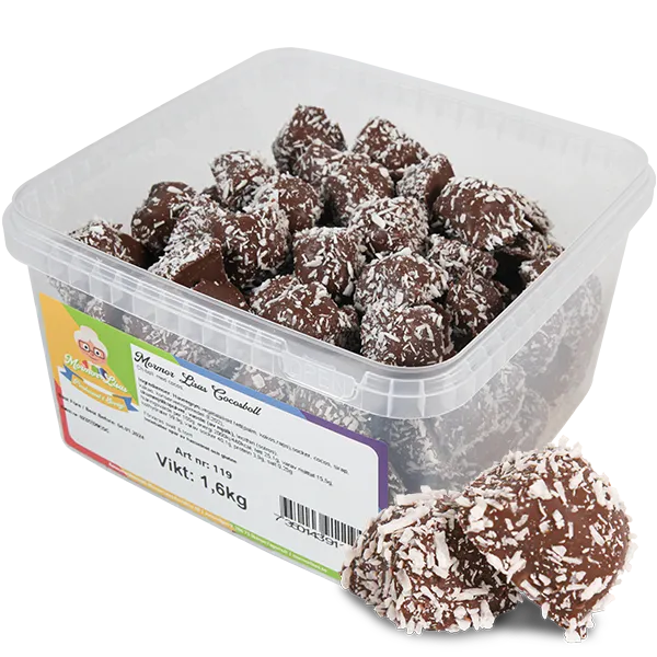 Alternativ bild 0 för Mormor Lisas Cocosboll Lösgodis 1,6 kg