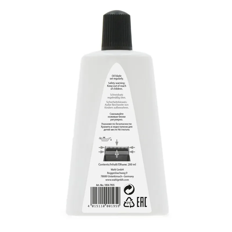Bild 2 för Moser/Wahl Specialolja För Skär 200 ml