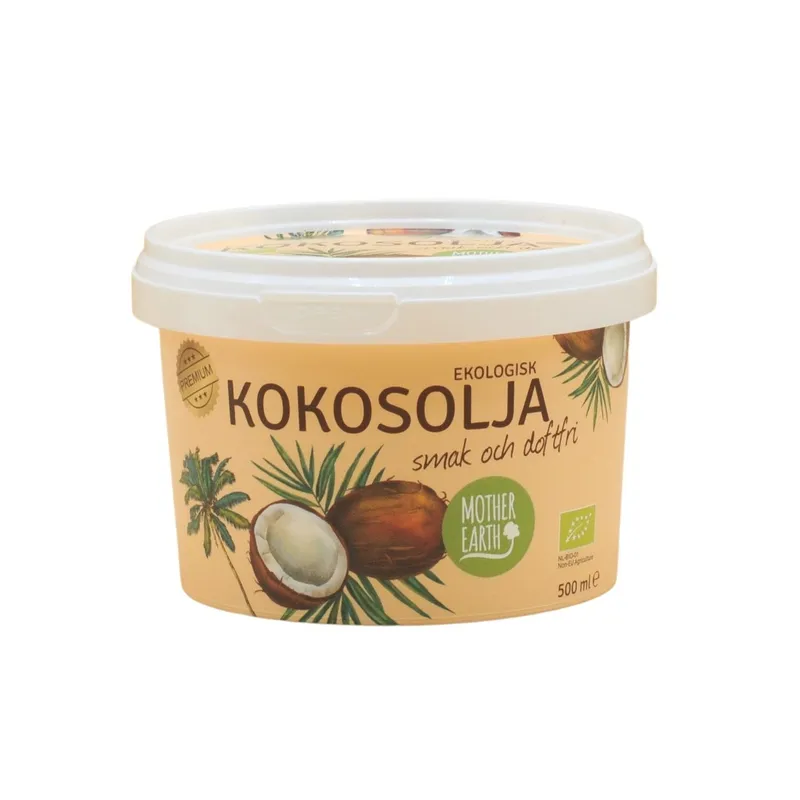 Bild 2 för Mother Earth Kokosolja Smak & Doftfri EKO 500 ml