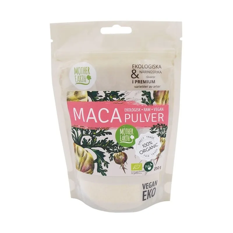 Bild 1 för Mother Earth Macapulver Premium ME RAW&EKO 250 g