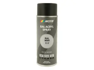Produktfoto för Motip Flat Mat RAL 9005 - Sprayfärg Deep Svart 400 ml