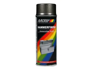 Produktfoto för Motip Hammarlack - Grå 400 ml - Rostskyddsfärg / Metallfärg