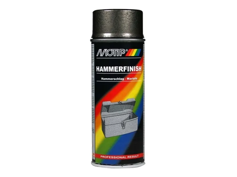 Alternativ bild 0 för Motip Hammarlack - Grå 400 ml - Rostskyddsfärg / Metallfärg