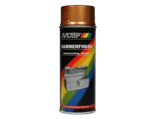 Produktfoto för Motip Hammarlack - Guld 400 ml - Rostskyddsfärg / Metallfärg