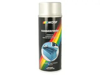 Produktfoto för Motip Hammarlack - Silver 400 ml - Rostskyddsfärg / Metallfärg